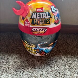 Zuru Metal Machines Speed Heroes Toy - Red and Yellow